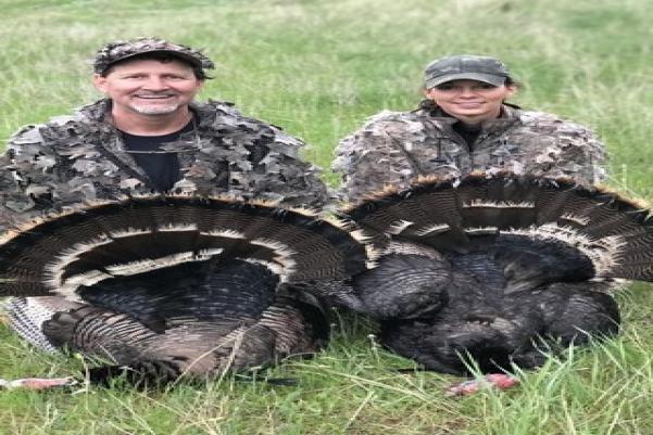 Paula Farr and her husband, Brad, have caught the fever of completing the World Slam of turkey hunting.